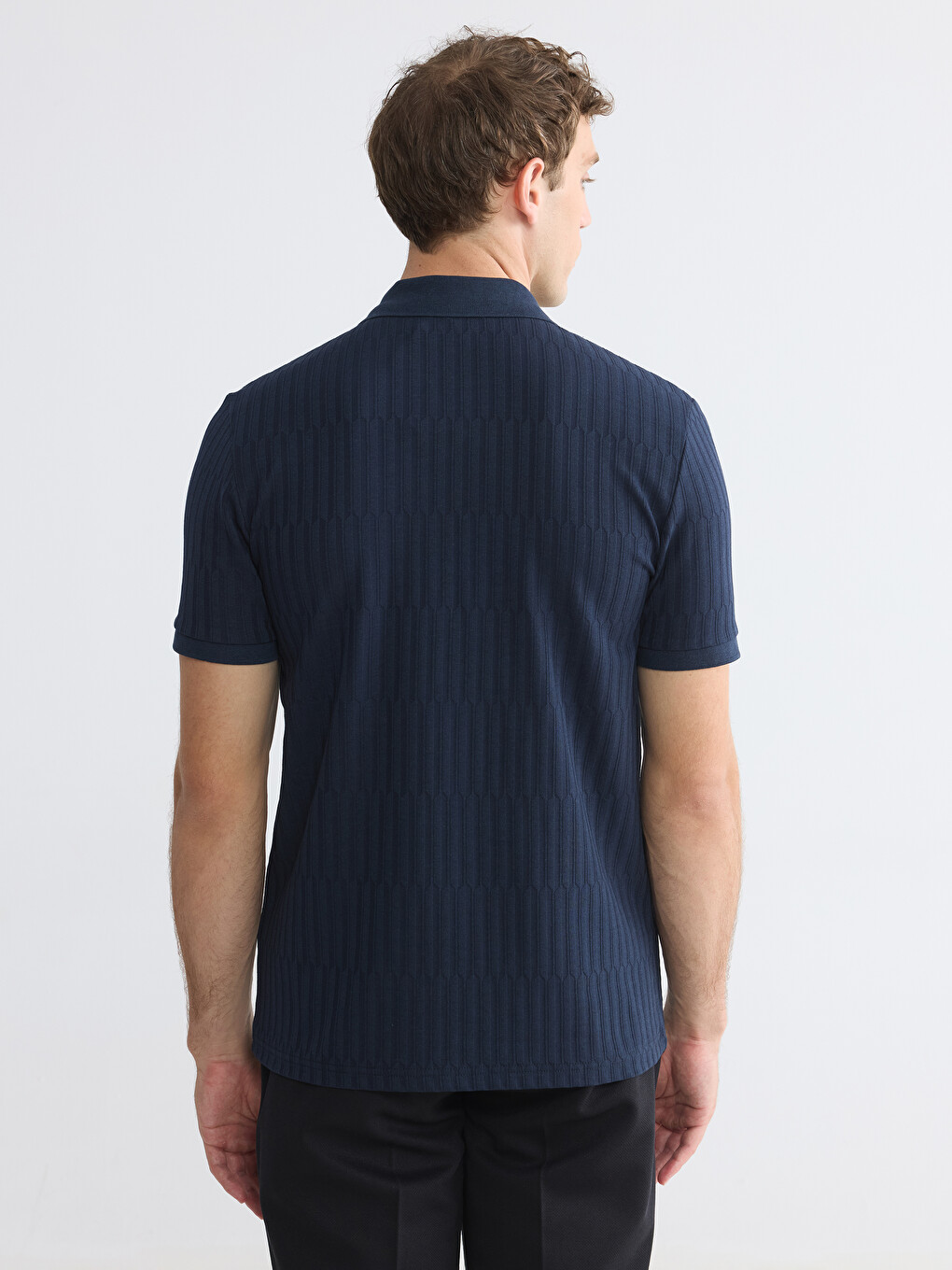 Polo Collar Men's T-Shirt-5