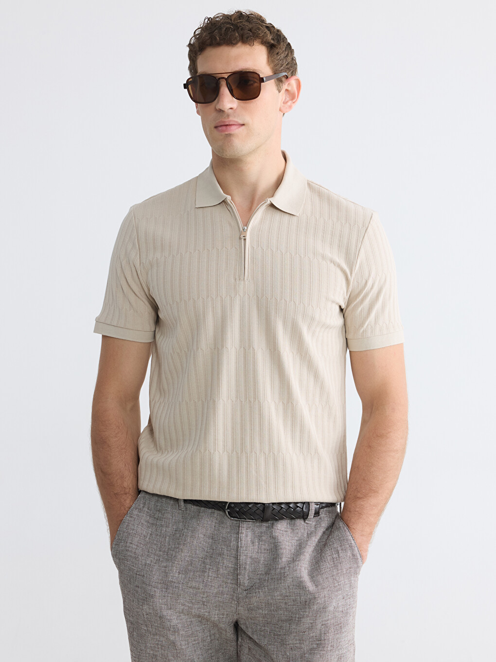 Polo Collar Men's T-Shirt