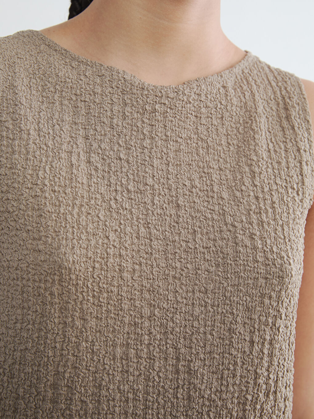 Woman KHAKI Tank Top-2