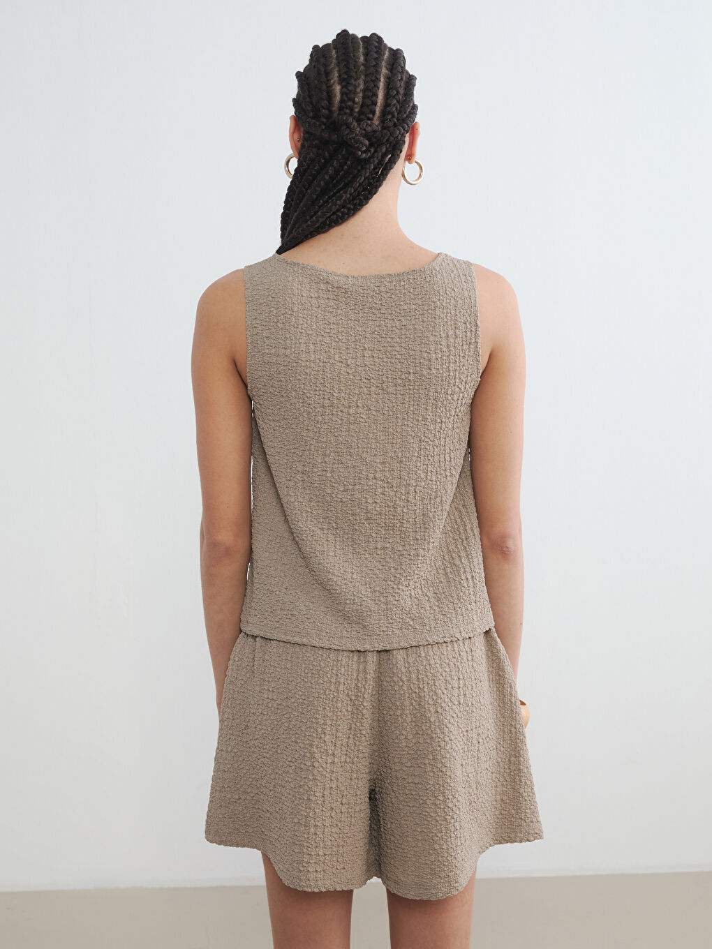 Woman KHAKI Tank Top-3