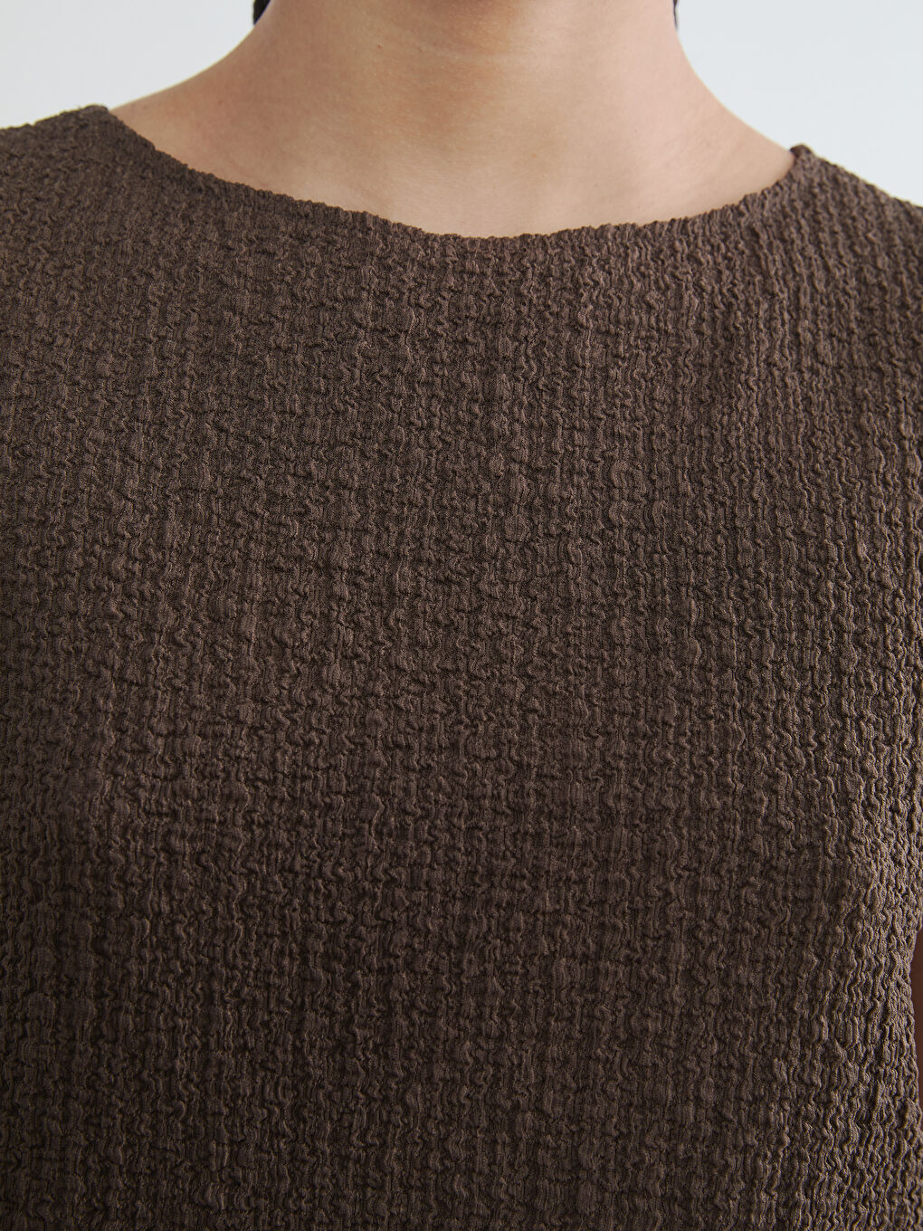 Woman BROWN Tank Top-2