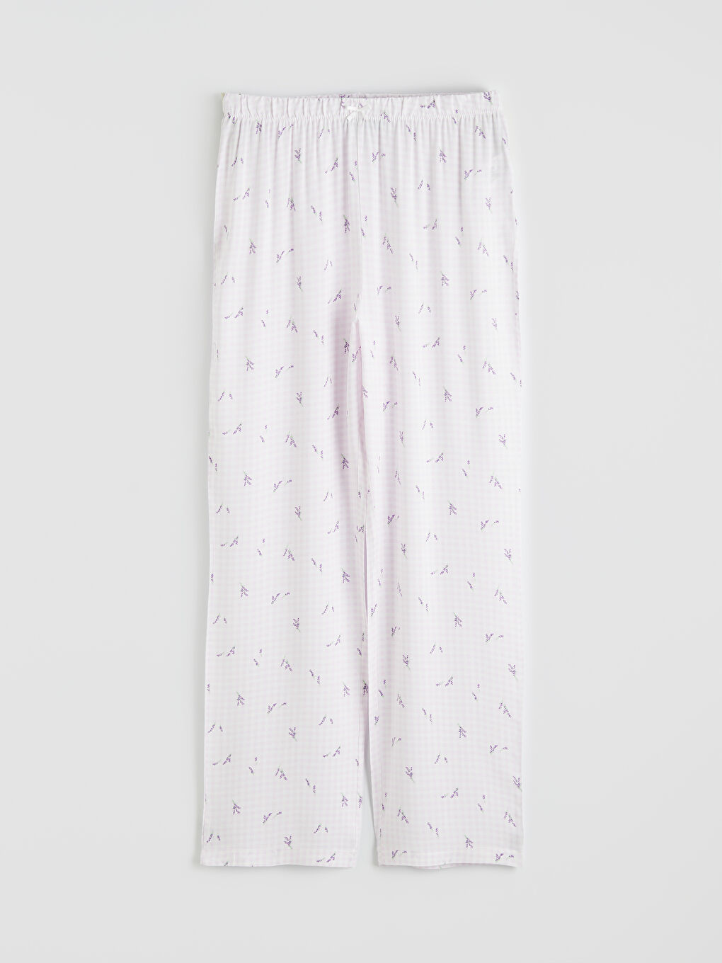 Ekru Dantelli Gömlek Yaka Kadın Pijama Takım-2