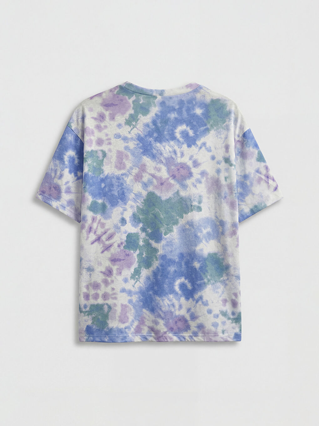 Crew Neck Tie-dye Girls' T-Shirt-1