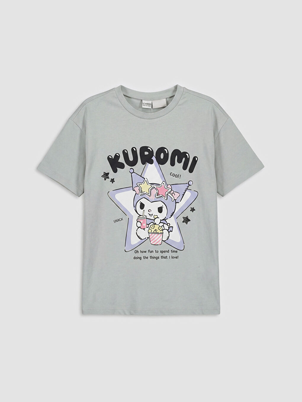 Kuromi Printed Girls' T-Shirt