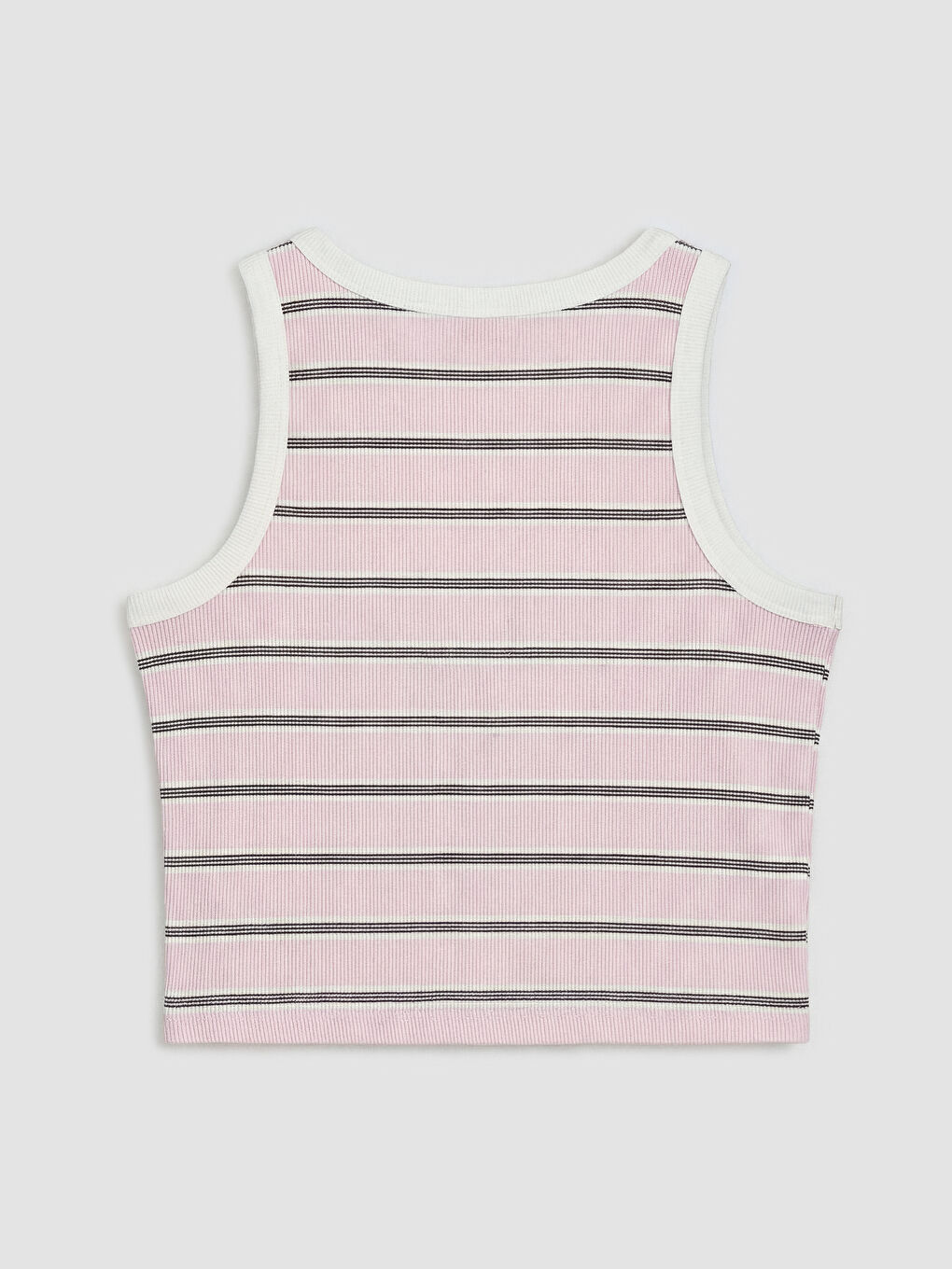 Crew Neck Striped Girls' Tank Top-1
