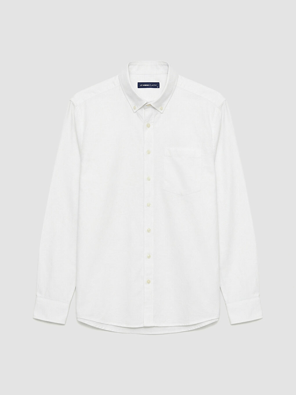 Beyaz Regular Fit Erkek Gömlek