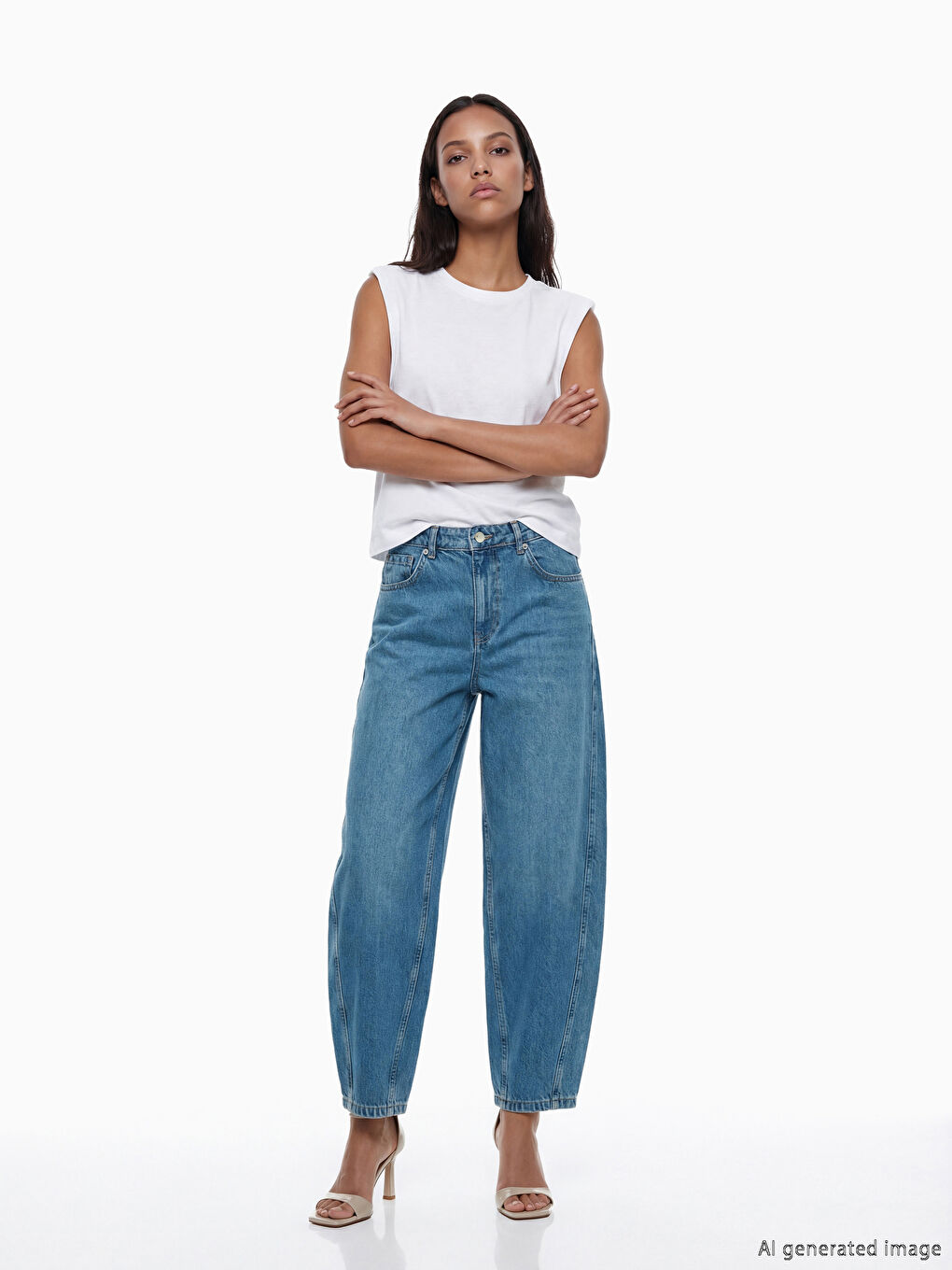 Barrel Fit Women's Jeans-1