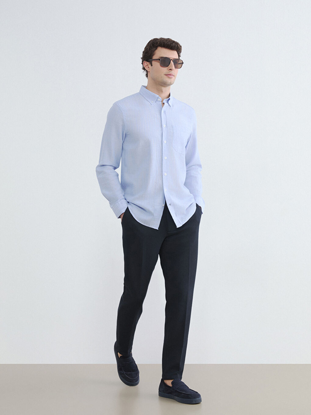 Mavi Regular Fit Erkek Gömlek-1