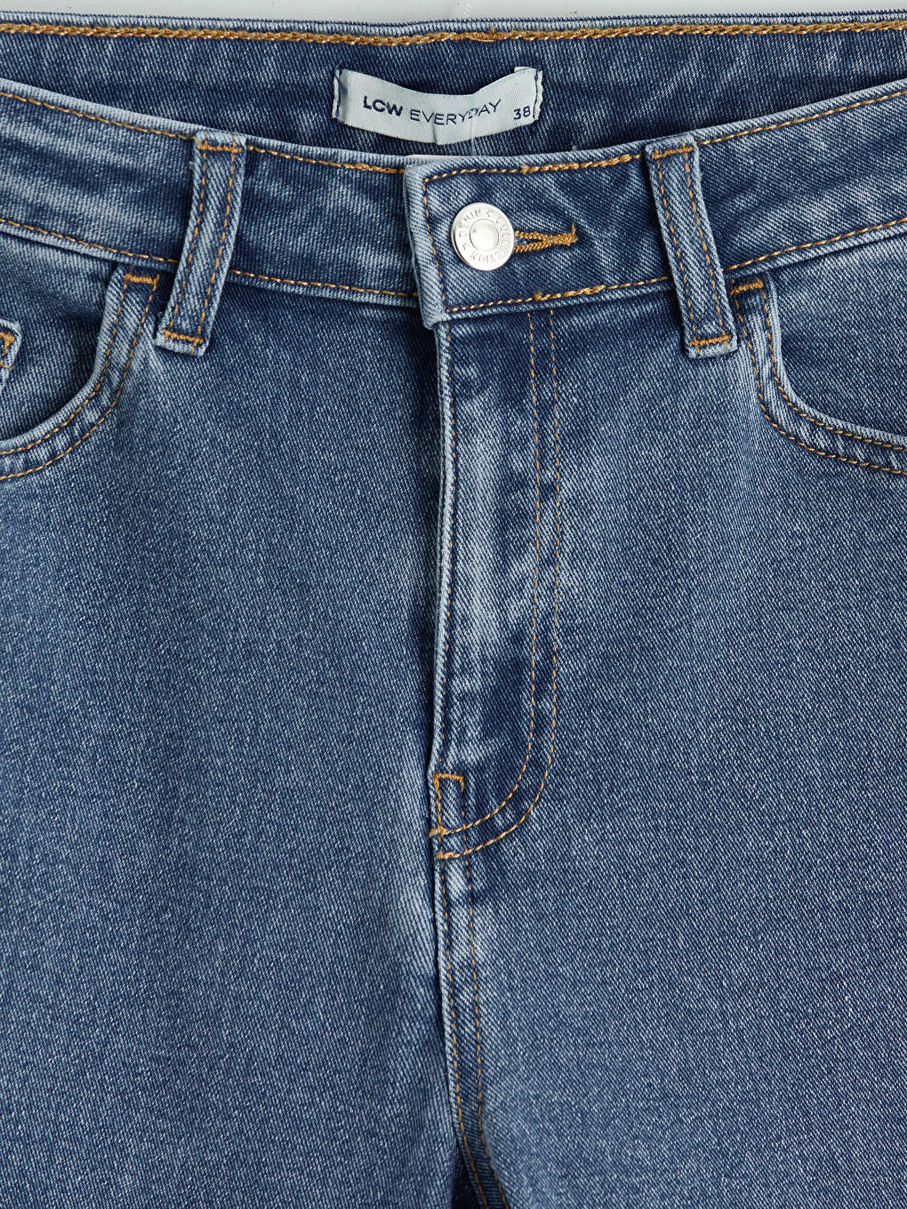 High Waisted Slim Fit Women's Jean Capri-6