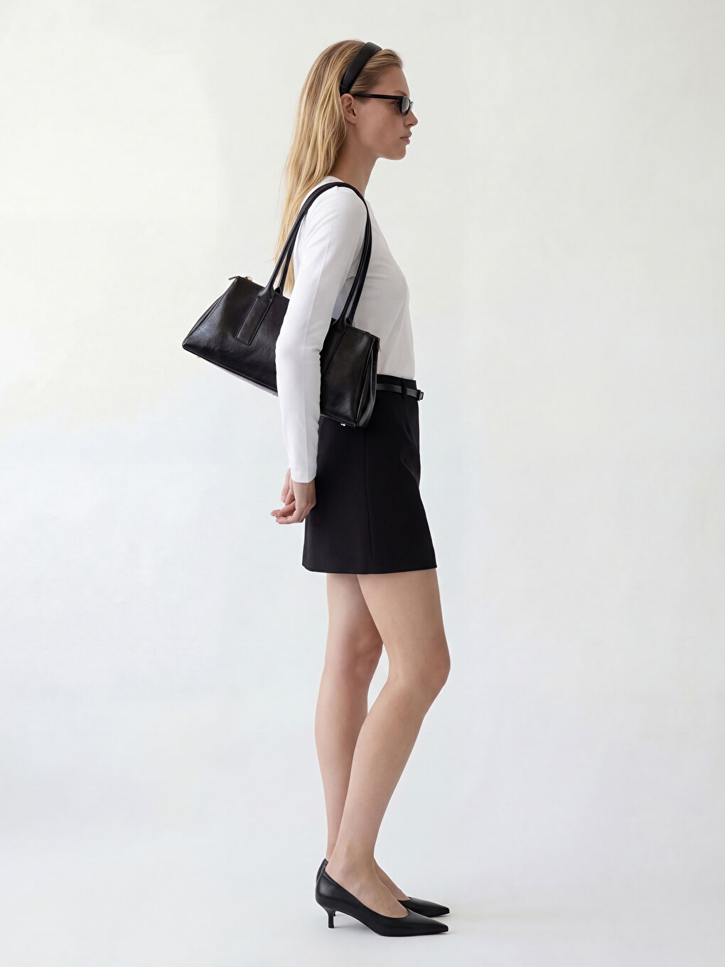 Mini suknja sa kaišem-1