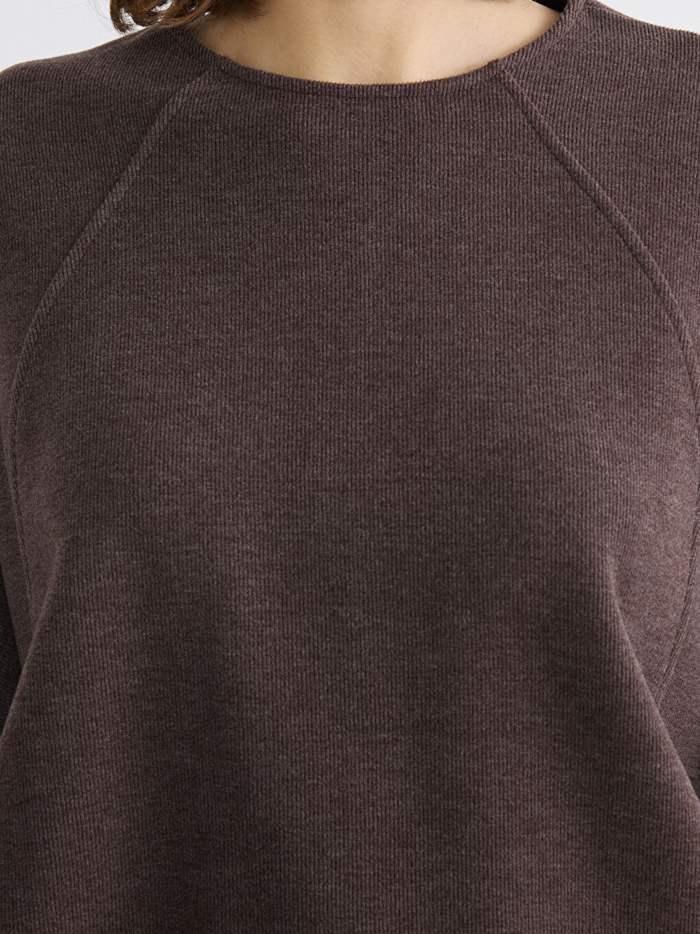 Oversized Crew Neck Blouse-2