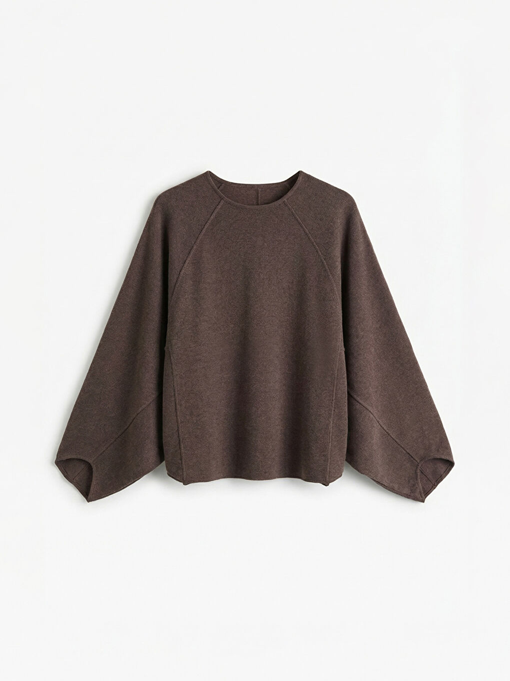 Oversized Crew Neck Blouse-4