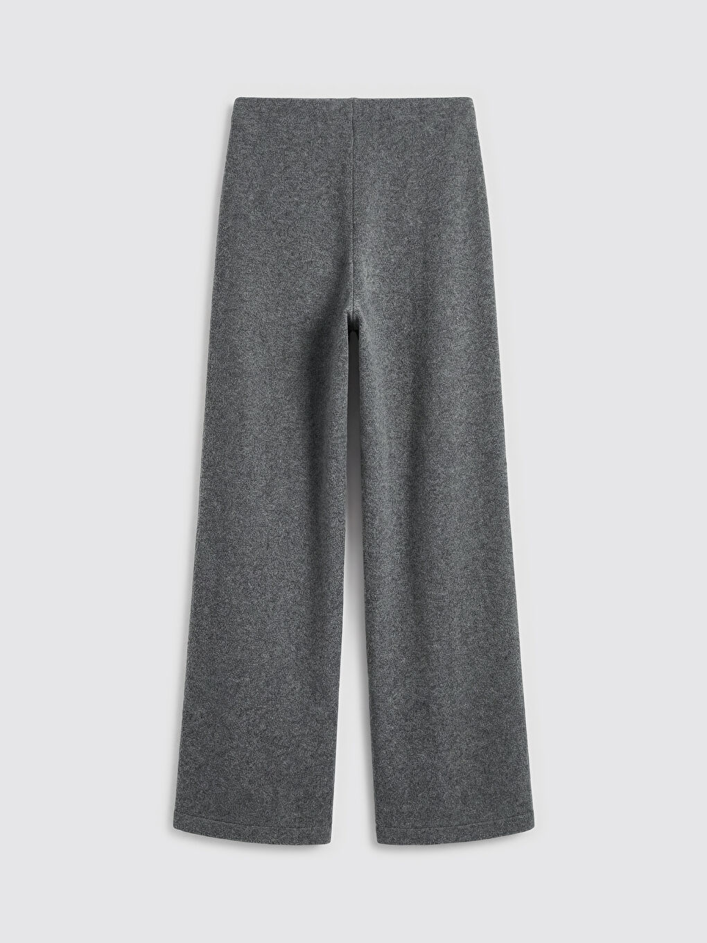 Antrasit Beli Lastikli Geniş Paça Kadın Pantolon	-1