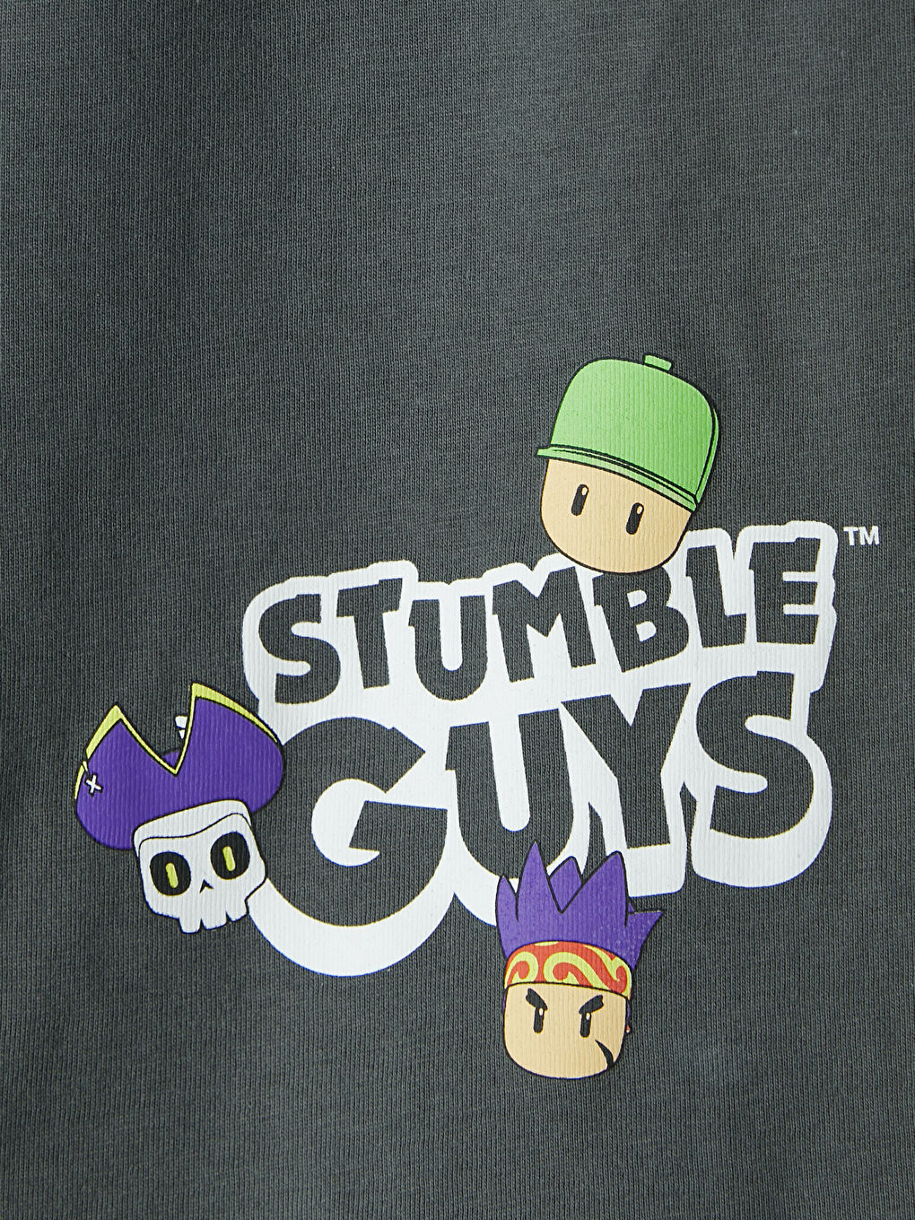 Ekru Stumble Guys Baskılı Erkek Çocuk Şortlu Pijama Takımı-6
