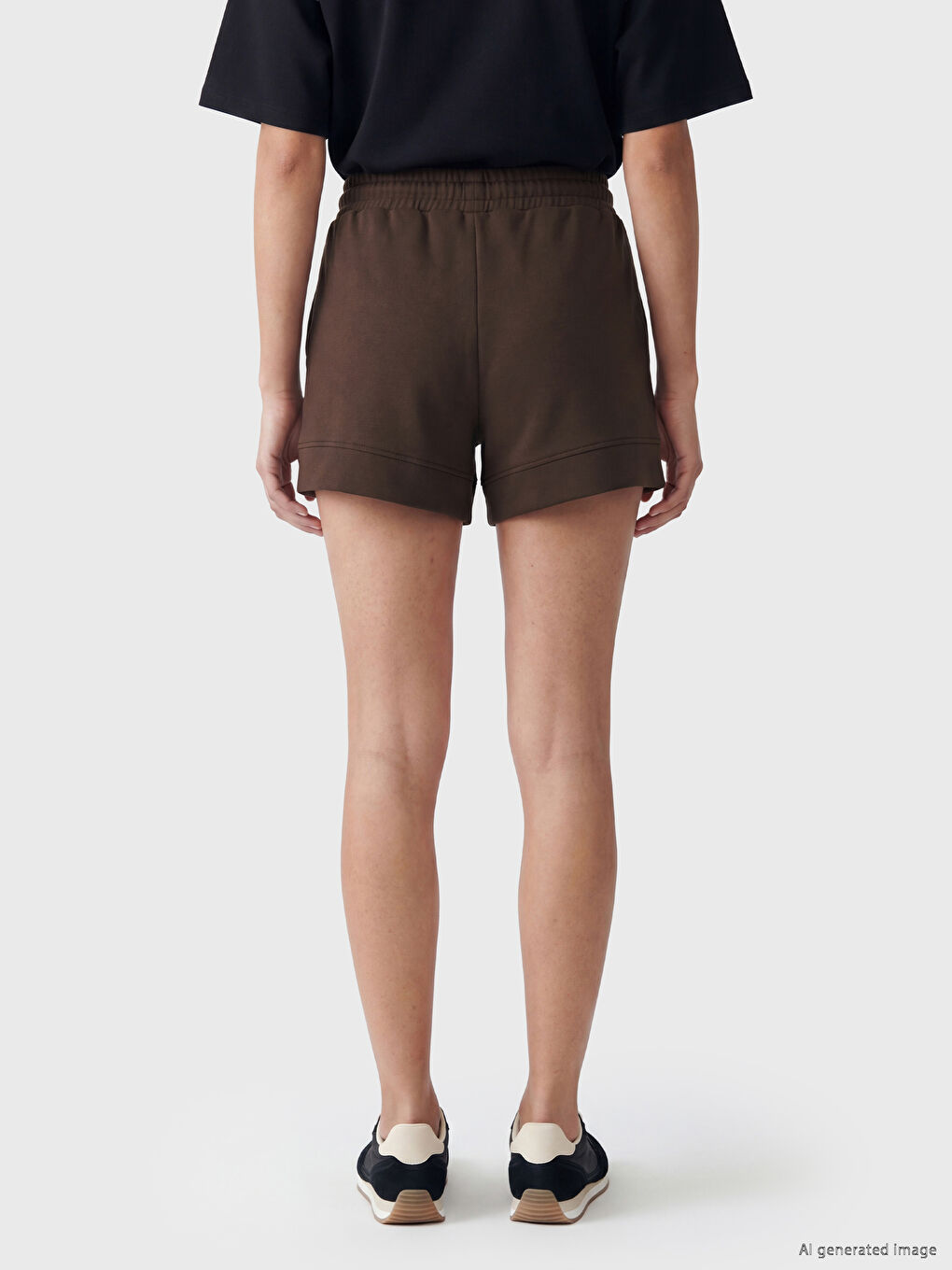 Elasticated Waist Women's Shorts-3