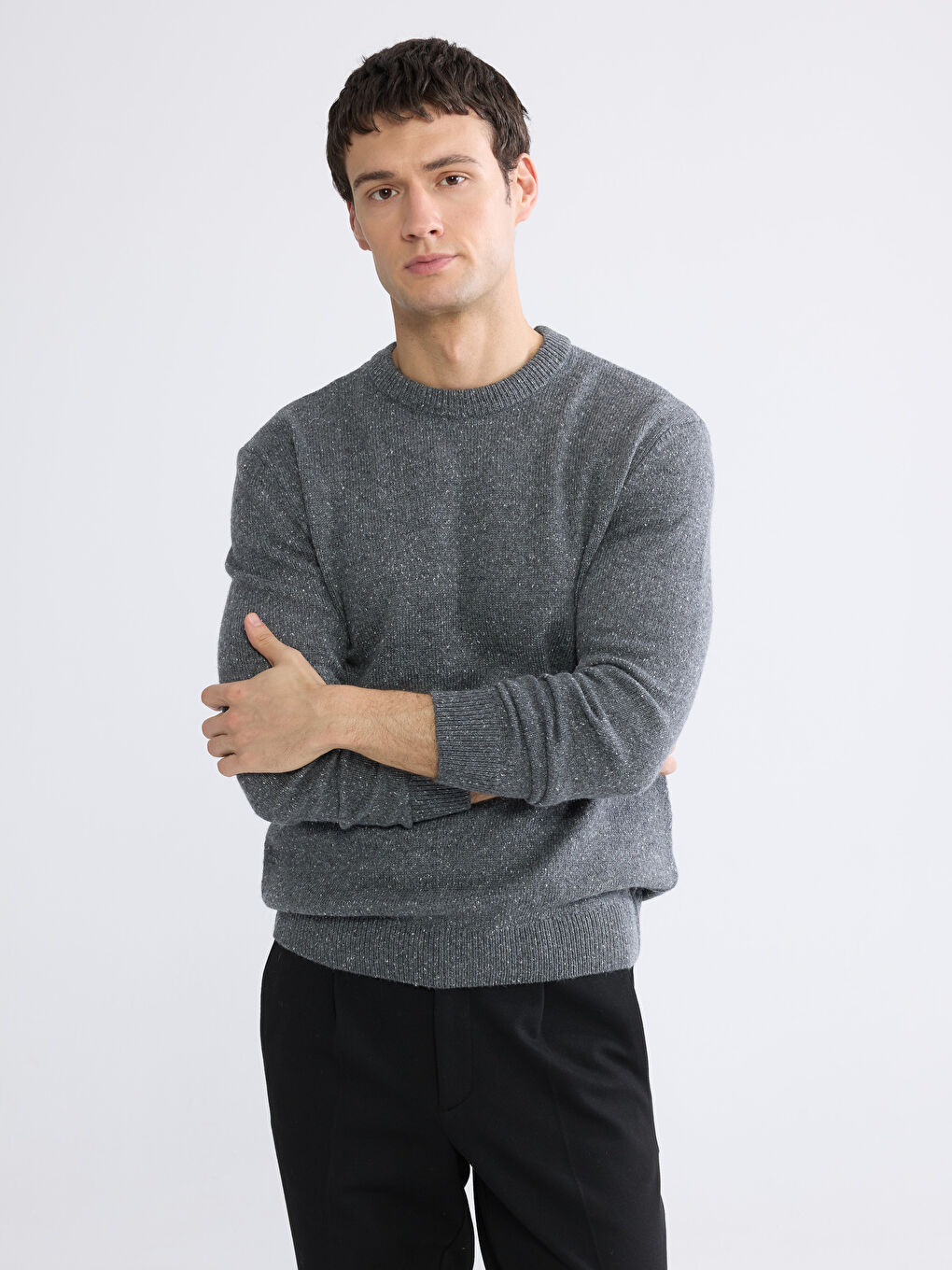 Άνδρας ΓΚΡΙ Πουλόβερ