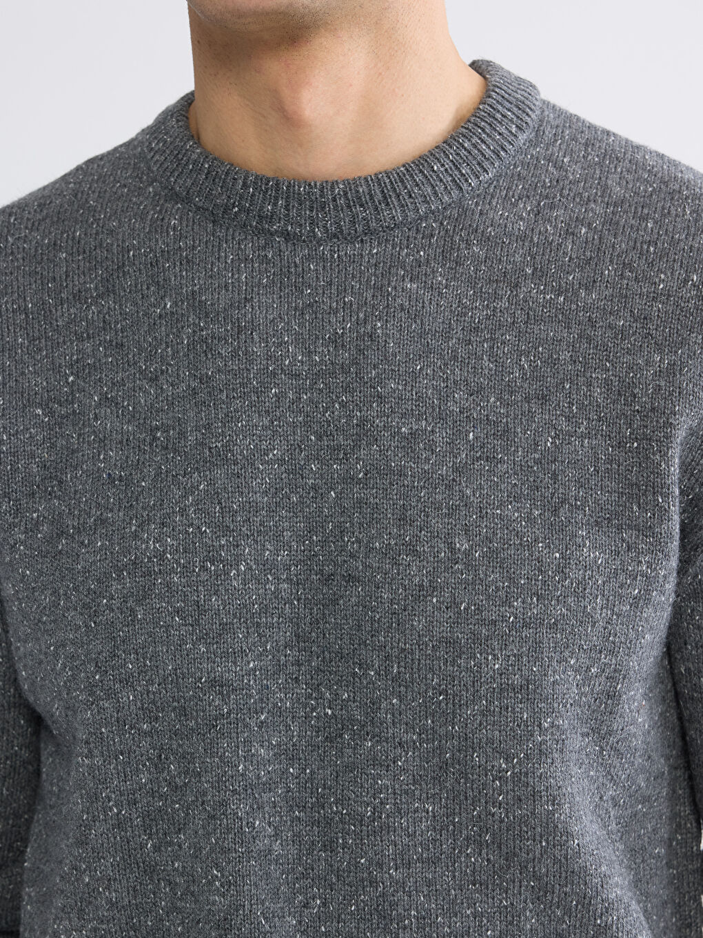 Άνδρας ΓΚΡΙ Πουλόβερ-2