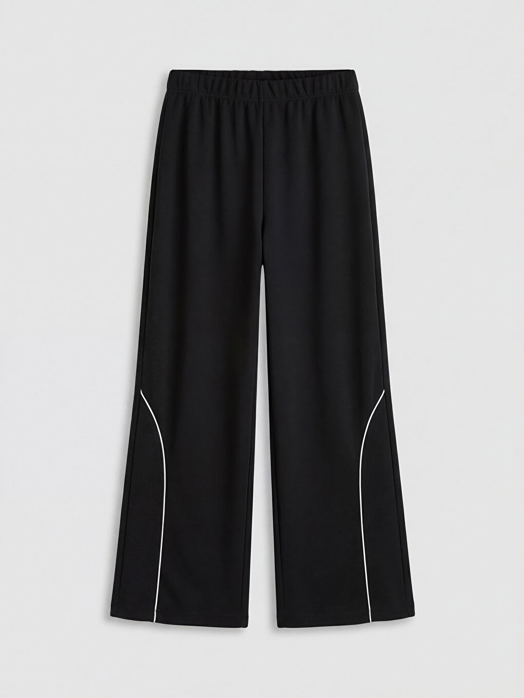 Siyah Dik Yaka Kız Çocuk Soft Touch Eşofman Takım-3