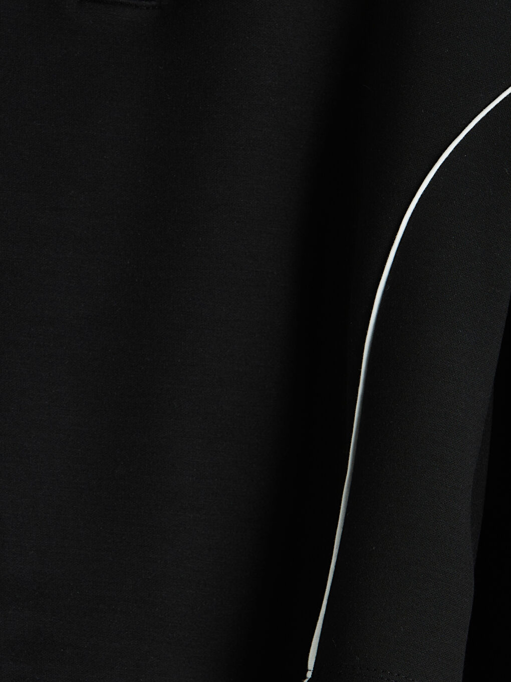 Siyah Dik Yaka Kız Çocuk Soft Touch Eşofman Takım-6