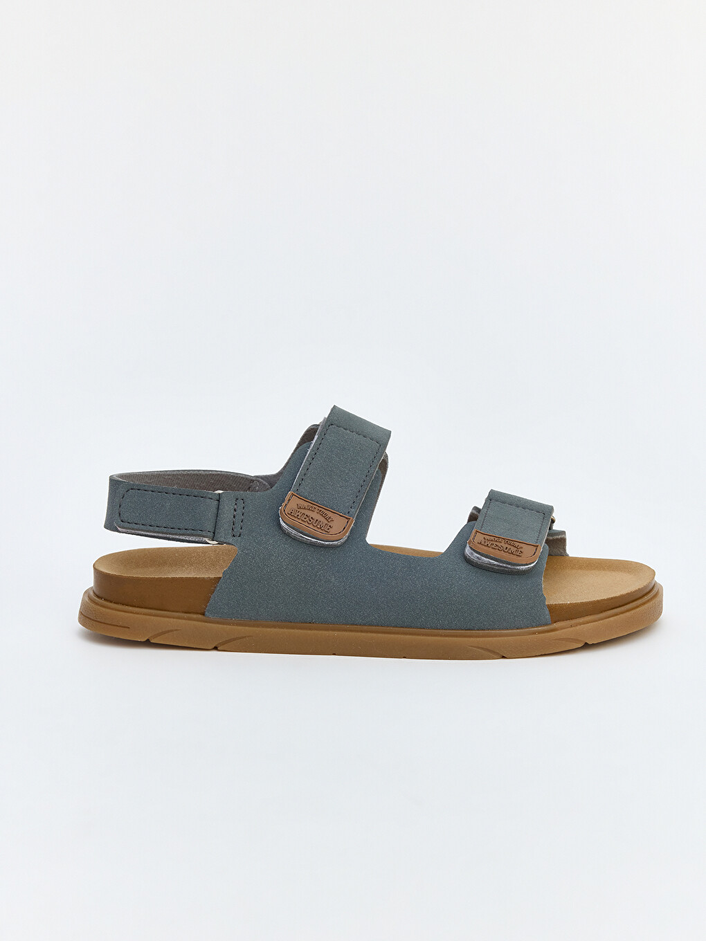 Mavi Cırt Cırtlı Erkek Çocuk Sandalet-1
