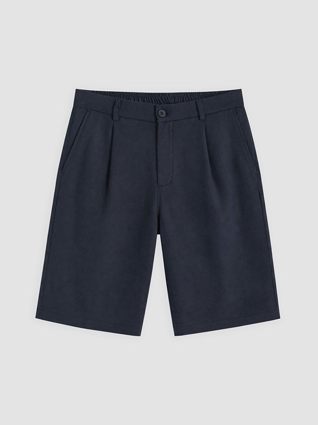 Regular Fit Linen Blend Men's Shorts