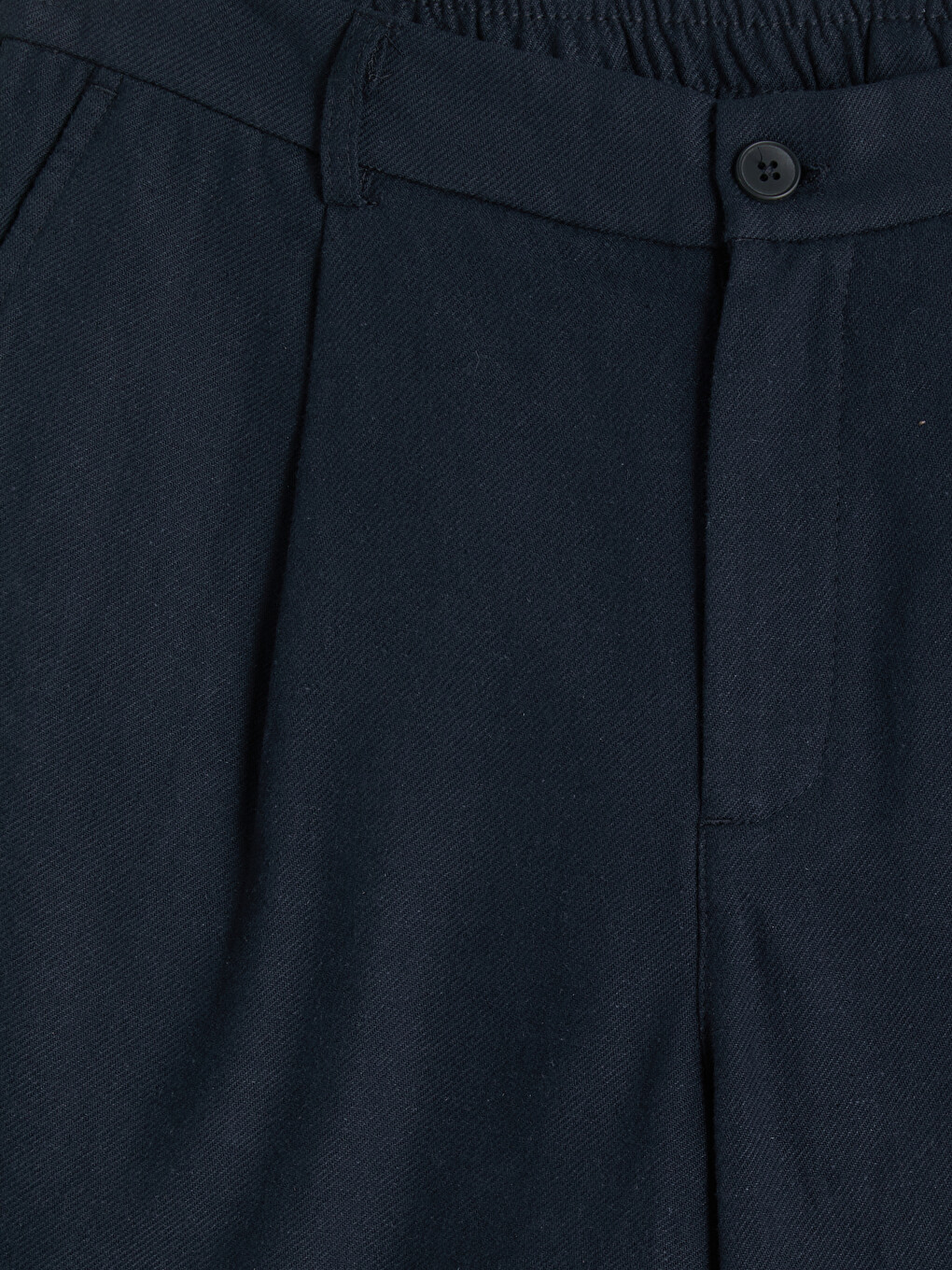 Regular Fit Linen Blend Men's Shorts-2