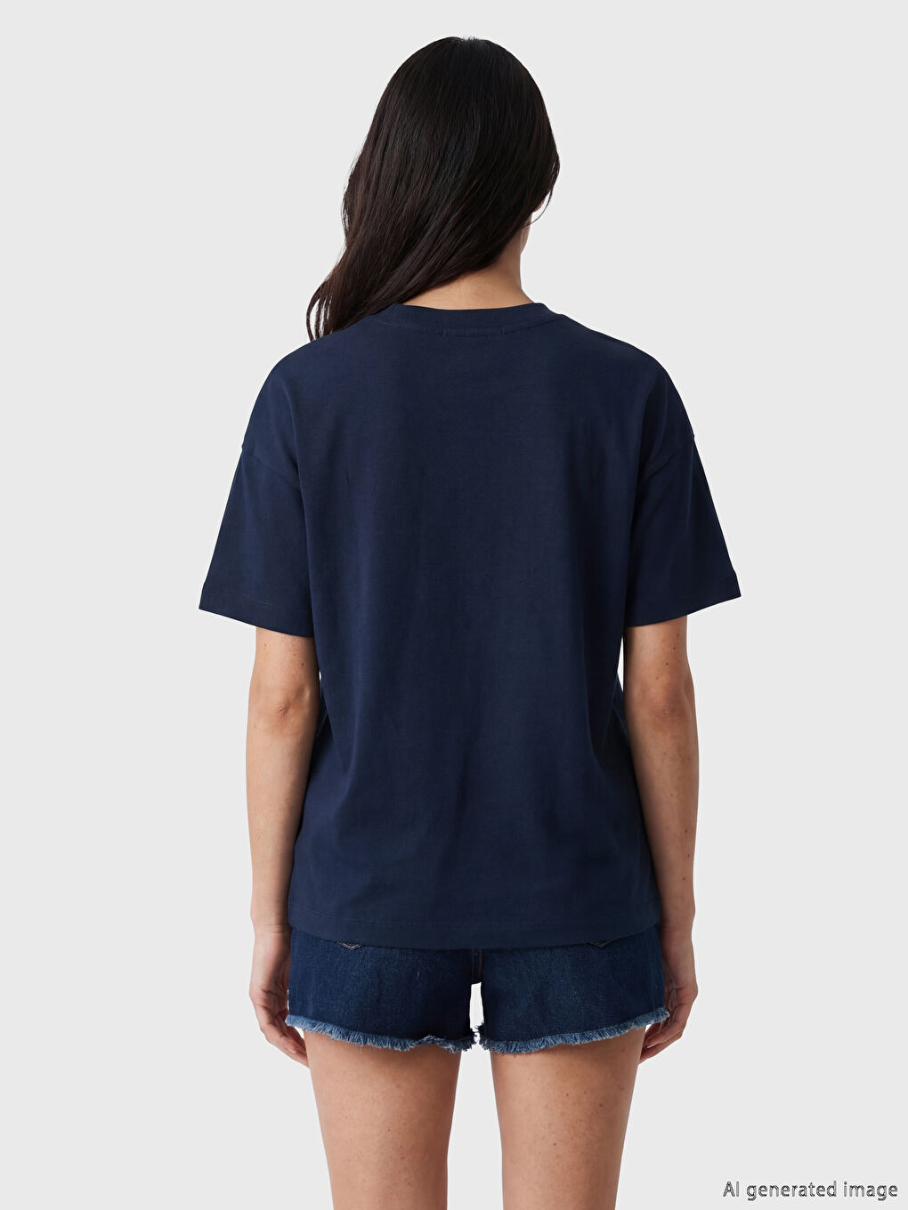 تي شيرت نسائي أوفراسايز مطبوع لوس أنجلِس-3