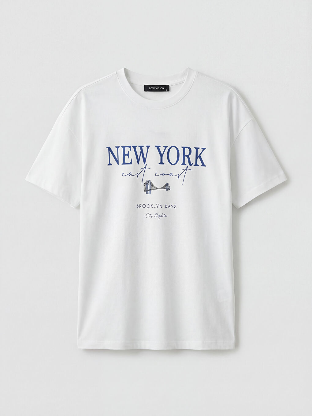 New York Printed Oversize Women's T-Shirt-4