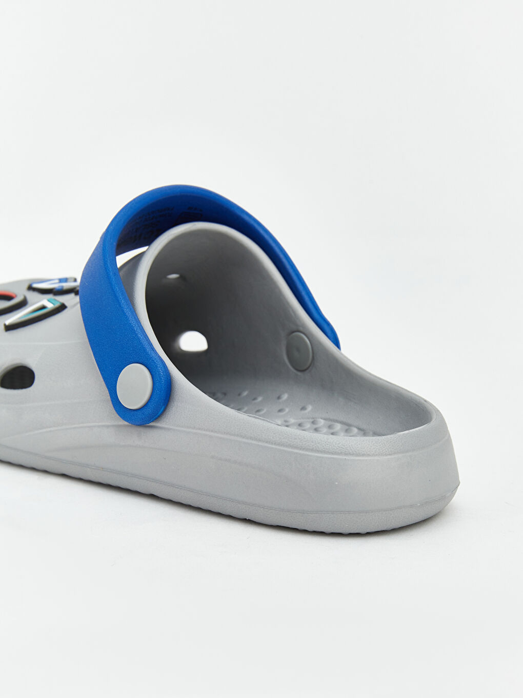 Gri PlayStation Baskılı Erkek Çocuk Plaj Sandaleti-3