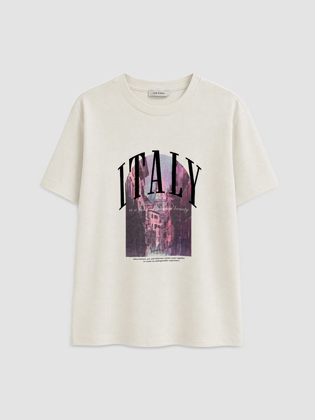 Printed %100 Cotton Women's T-shirt