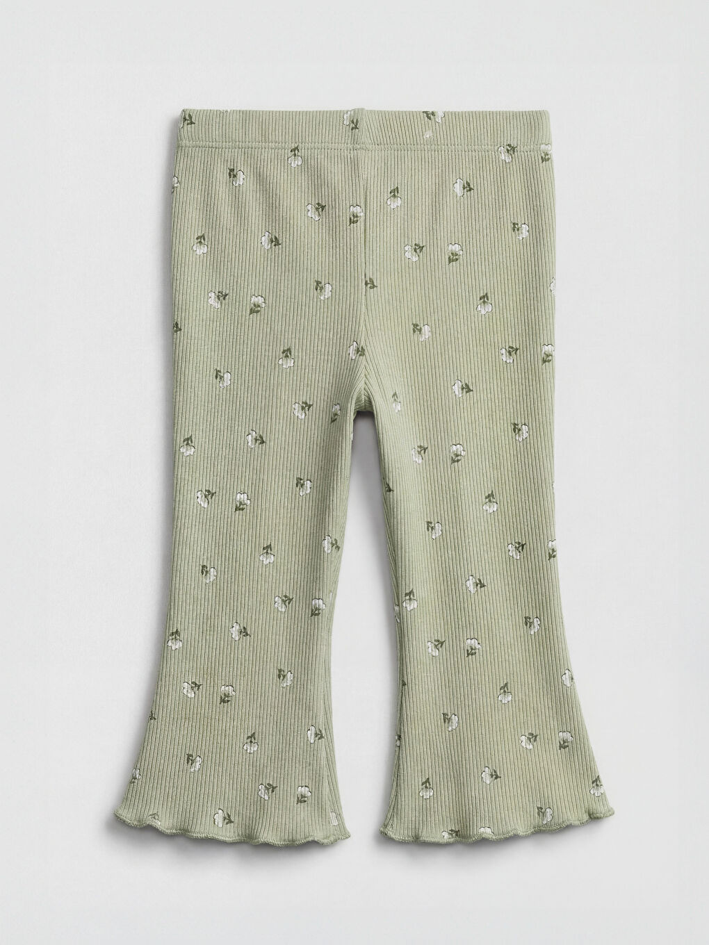 Ekru Fiyonklu Kız Bebek Tişört ve Tayt-4