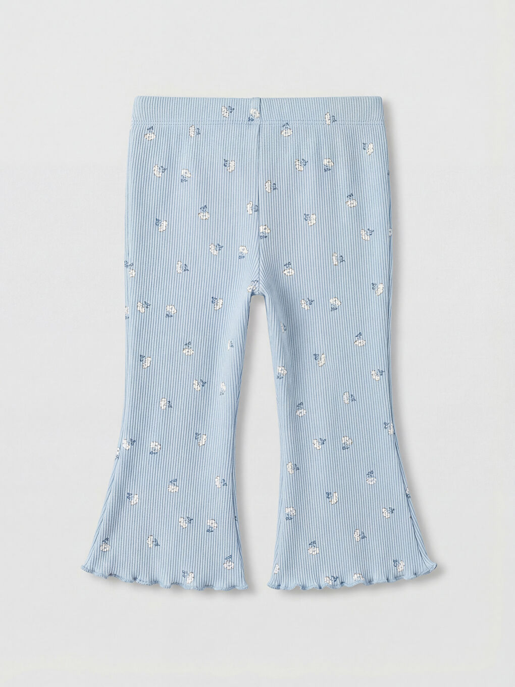 Ekru Fiyonklu Kız Bebek Tişört ve Tayt-4