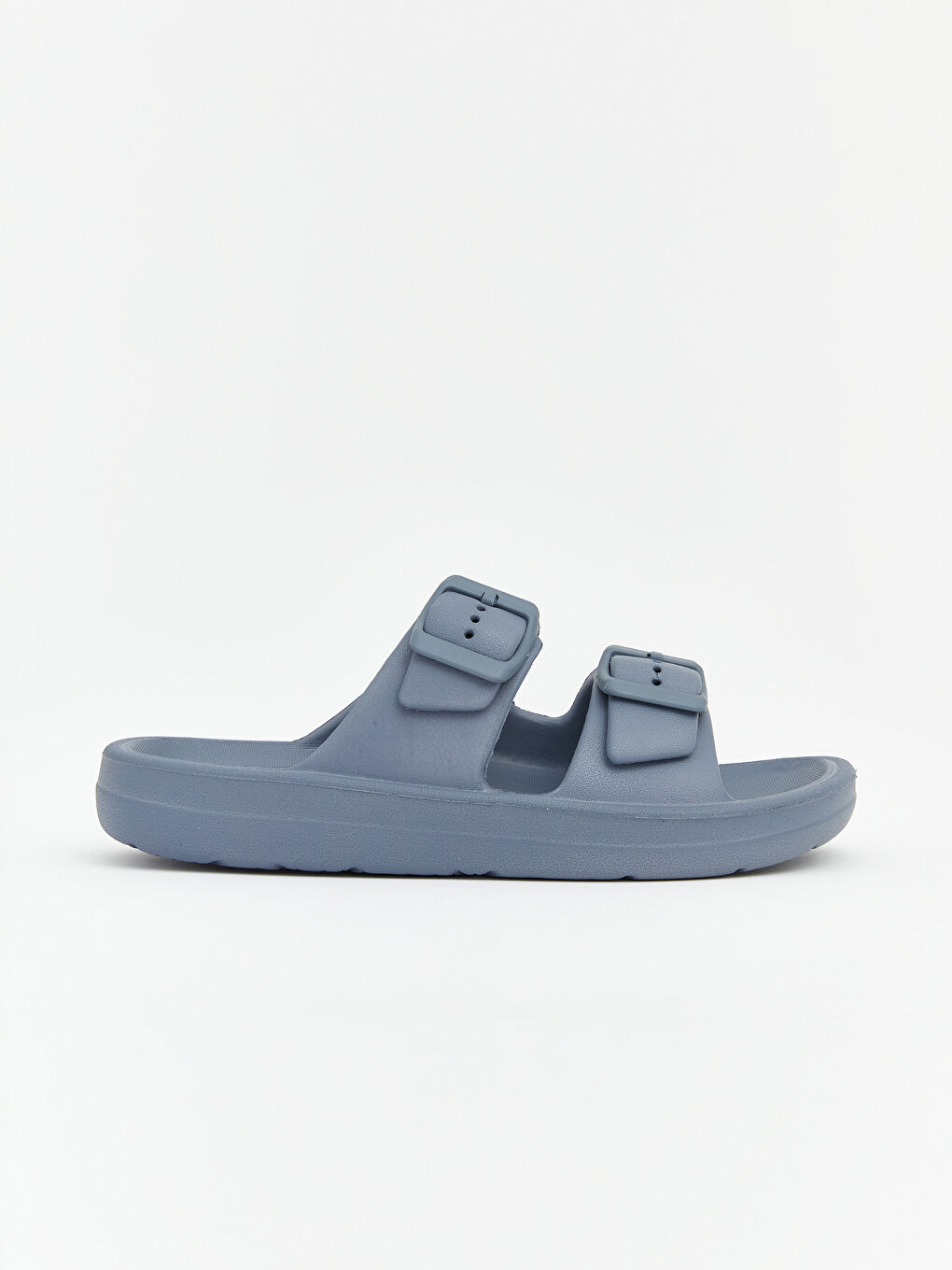 Mavi Çift Bantlı Erkek Çocuk Terlik-1