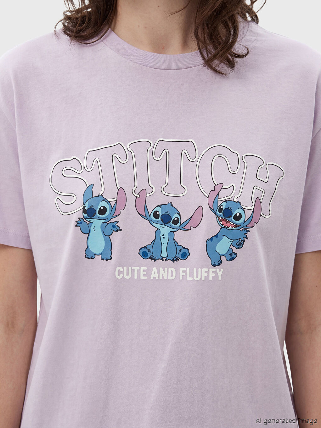 Жена Светло-Виолетово Тениска-2