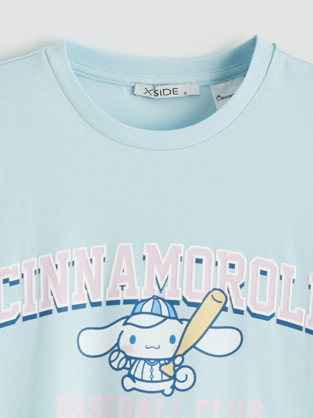 Тениска с обло деколте Cinnamoroll с щампа за жени-6