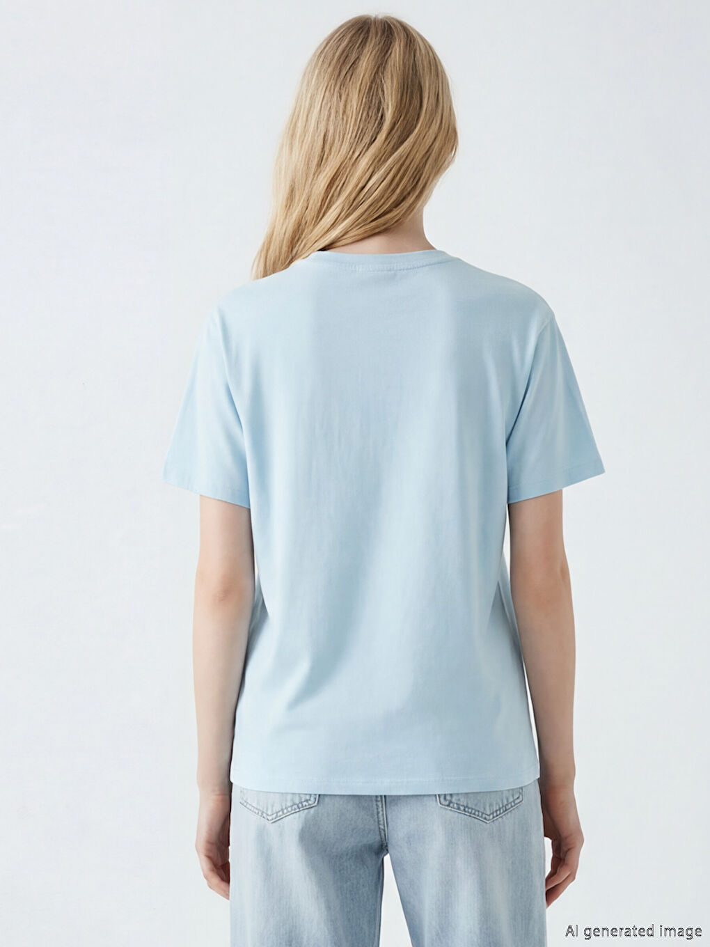 Тениска с обло деколте Cinnamoroll с щампа за жени-3