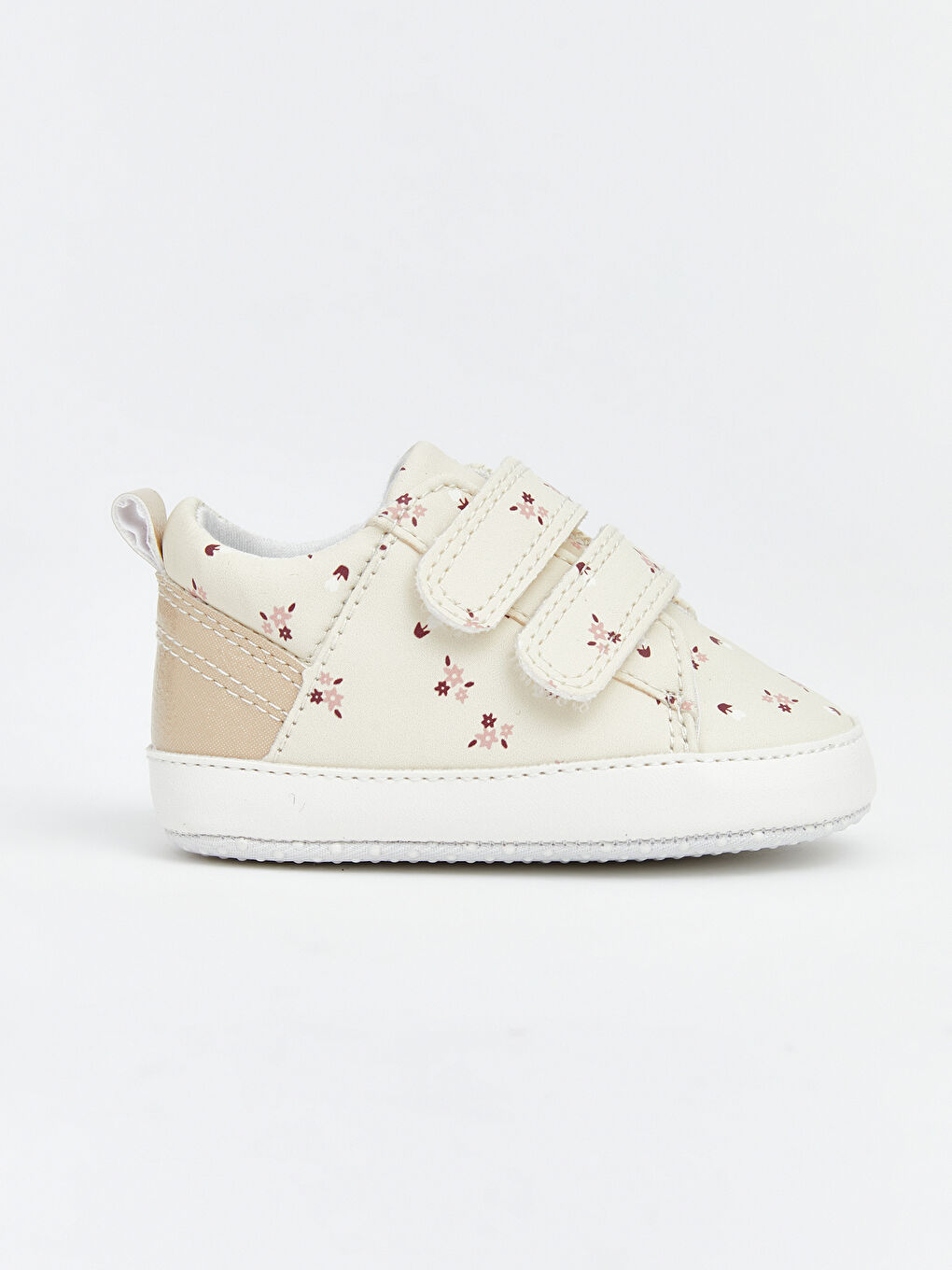 Baby Girl BEIGE Pram Shoes-1