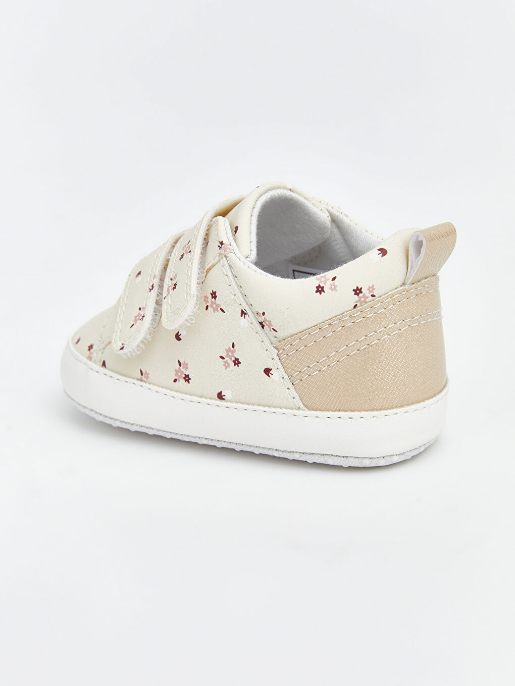 Baby Girl BEIGE Pram Shoes-4