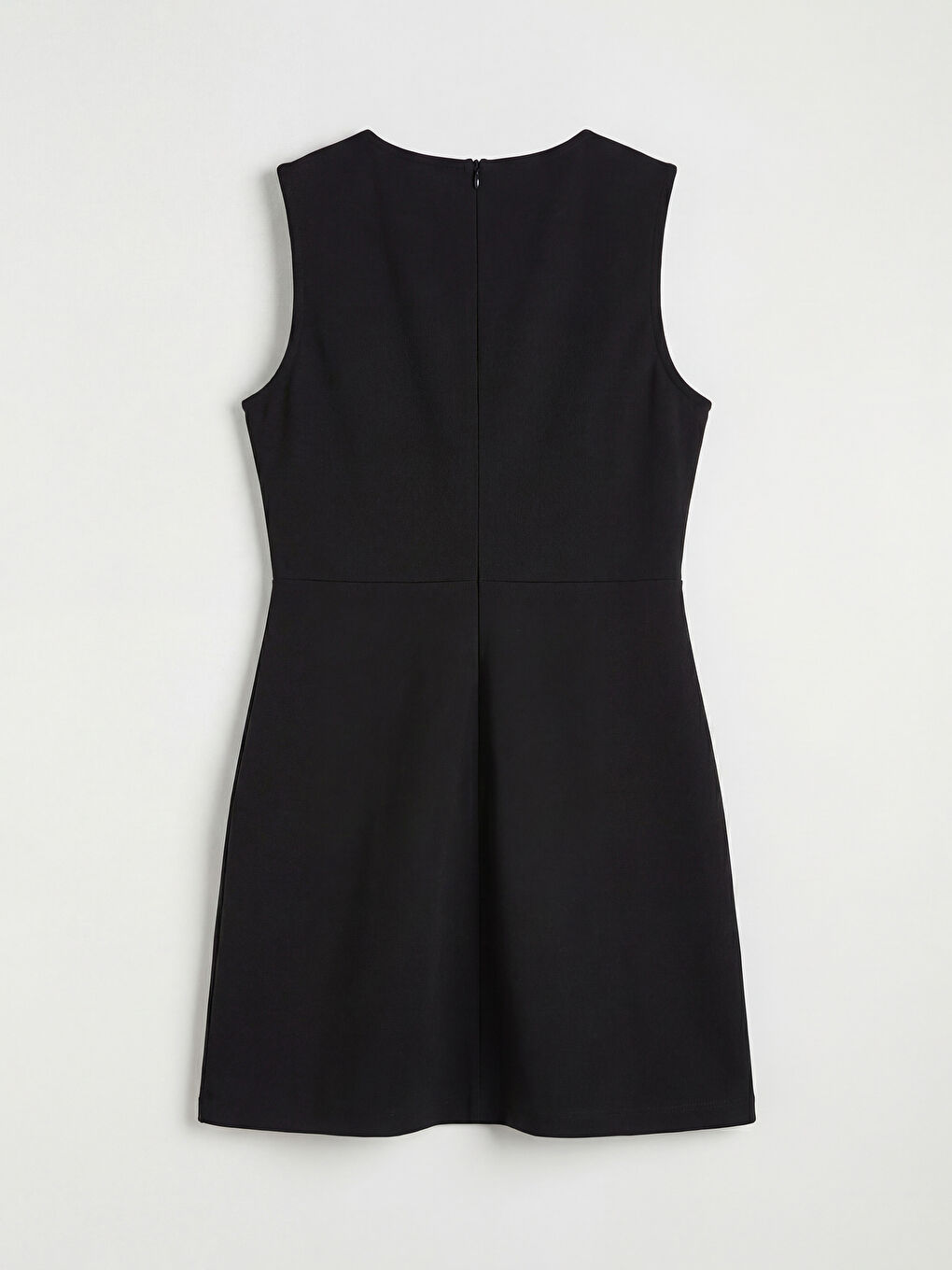 Siyah Bisiklet Yaka Fiyonklu Kız Çocuk Elbise-1