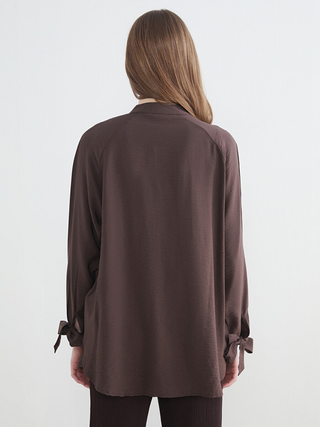 Woman Brown Blouse-3