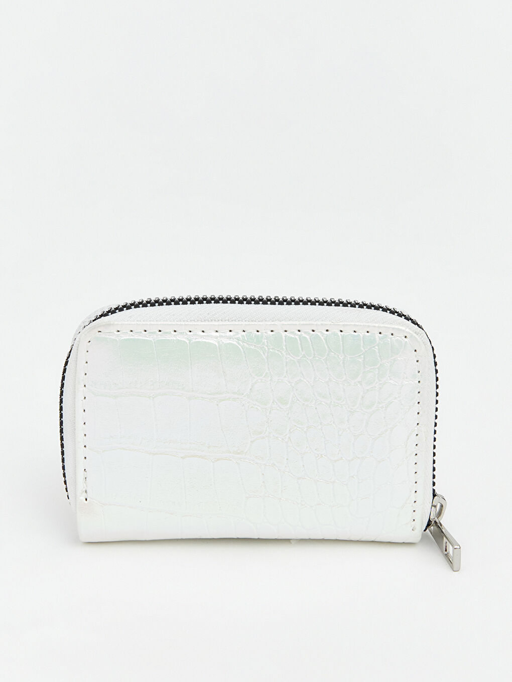 Gri Kroko Desenli Kız Çocuk Cüzdan