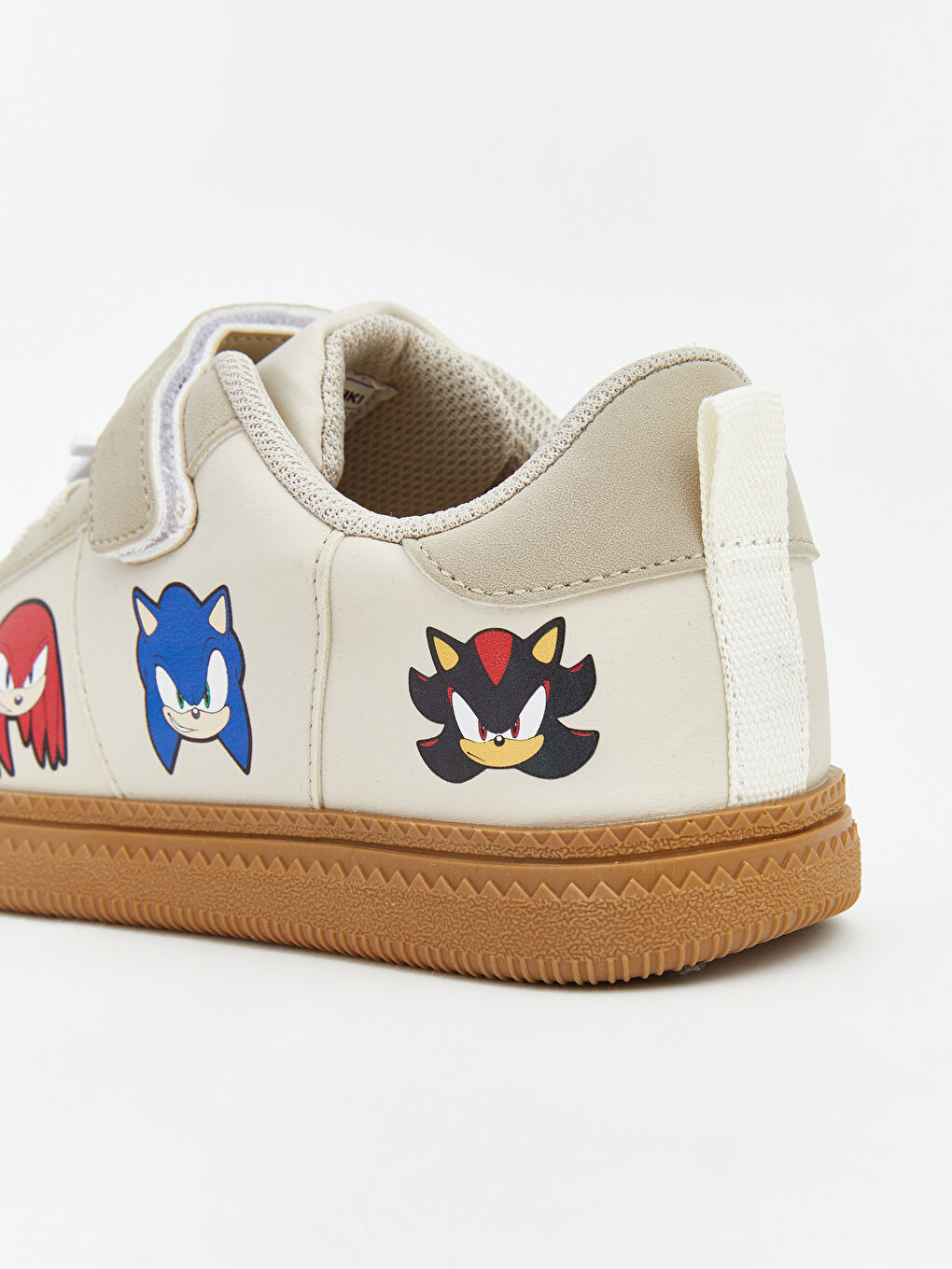 Bej Sonic Baskılı Erkek Çocuk Spor Ayakkabı-4