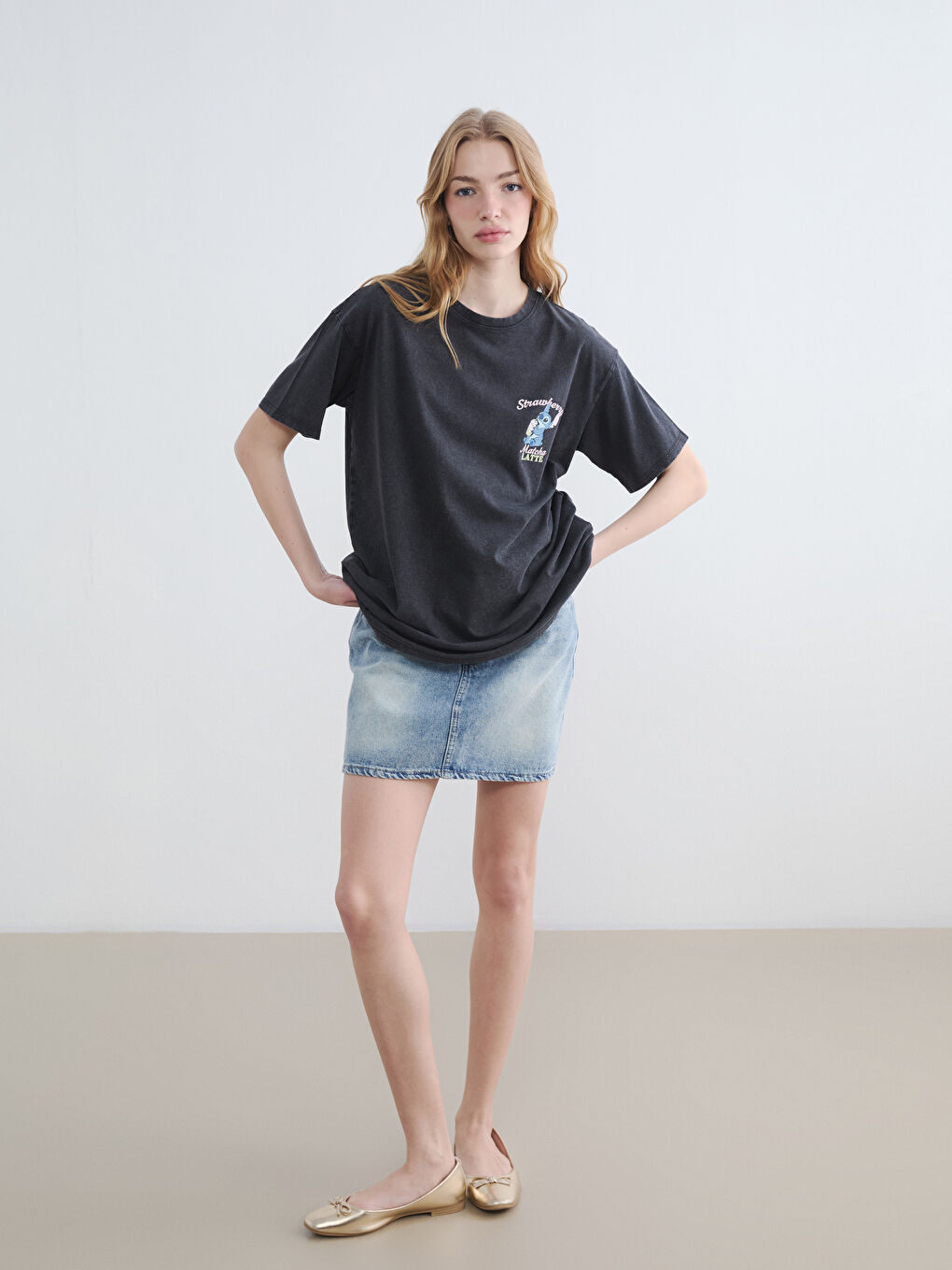 Stitch Printed Women's T-Shirt-1