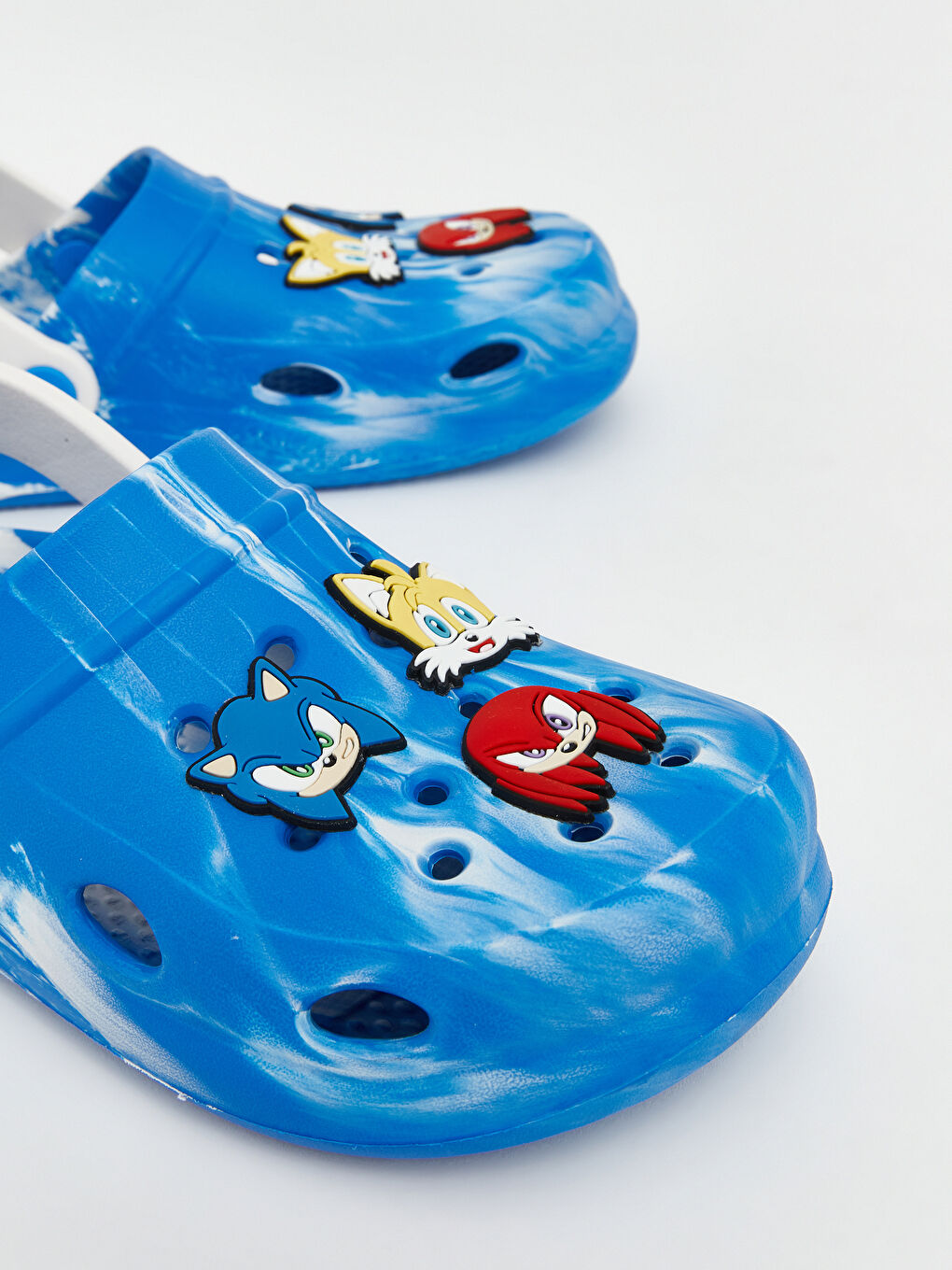 Mavi Sonic Baskılı Erkek Çocuk Plaj Sandaleti-2