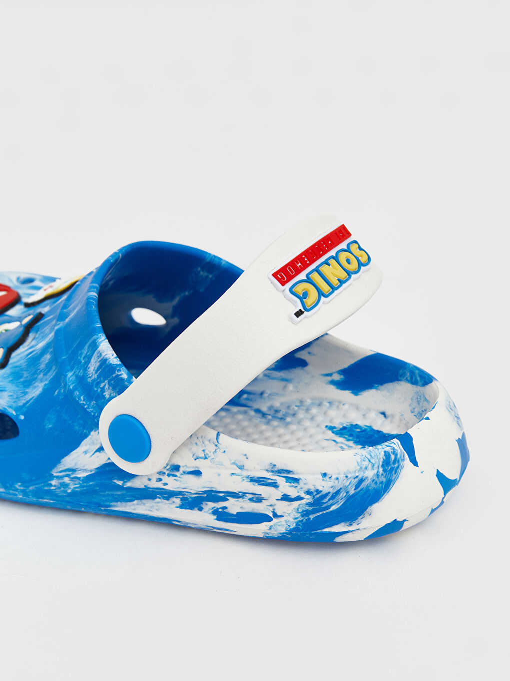 Mavi Sonic Baskılı Erkek Çocuk Plaj Sandaleti-4