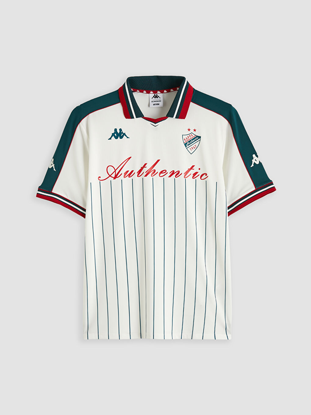 Ekru Polo Yaka Baskılı Erkek Spor Tişört-3