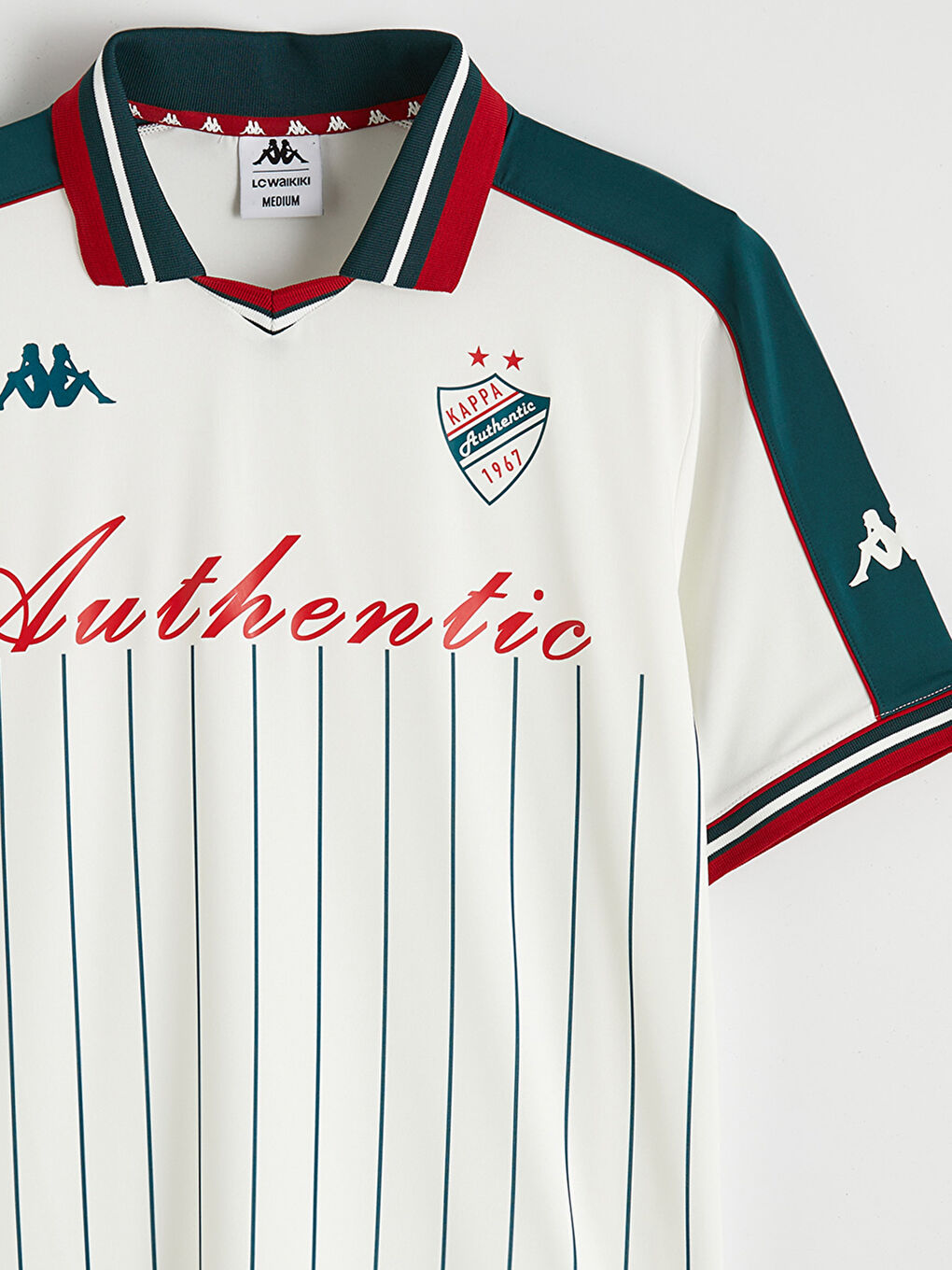 Ekru Polo Yaka Baskılı Unisex Spor Tişört-10