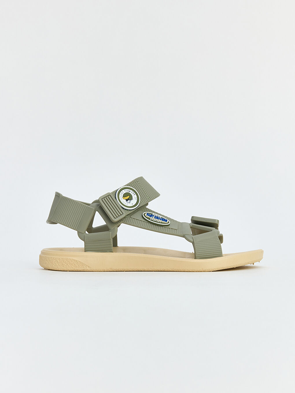 Haki Çapraz Bantlı Erkek Çocuk Sandalet-1