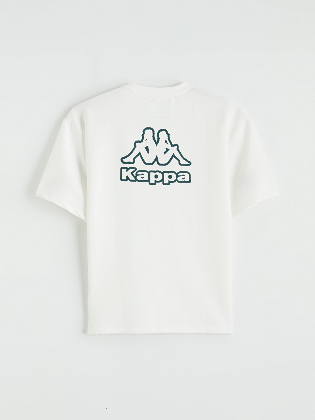 Ekru Bisiklet Yaka Baskılı Erkek Spor Tişört-6