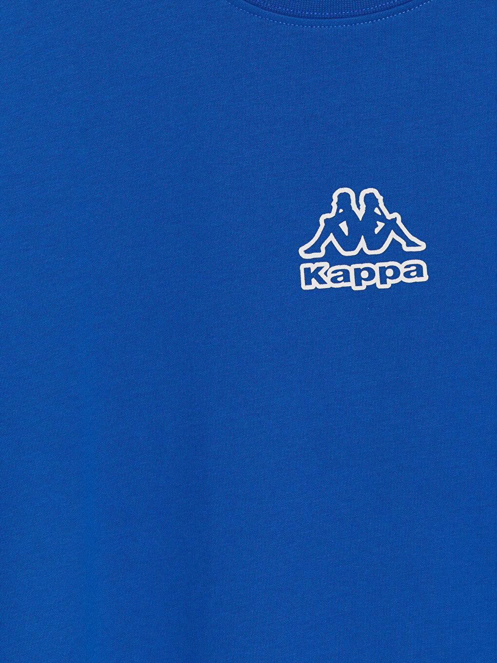 Mavi Bisiklet Yaka Baskılı Unisex Spor Tişört-2
